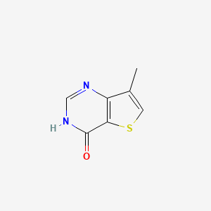 Chemical structure of 7-Methylthieno[3,2-d]pyrimidin-4(1H)-one