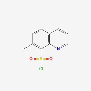 Chemical structure of 7-Methylquinoline-8-sulfonyl chloride