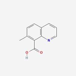 Chemical structure of 7-Methylquinoline-8-carboxylic acid