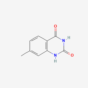 Chemical structure of 7-Methylquinazoline-2,4(1H,3H)-dione