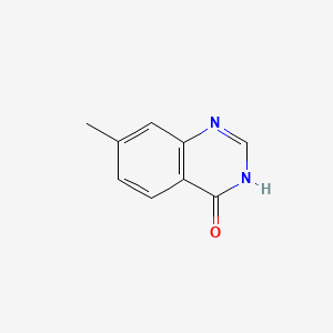 Chemical structure of 7-Methylquinazolin-4(3H)-one