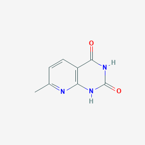 Chemical structure of 7-Methylpyrido[2,3-d]pyrimidine-2,4-diol