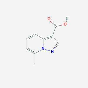 Chemical structure of 7-Methylpyrazolo[1,5-a]pyridine-3-carboxylic acid