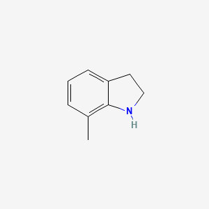Chemical structure of 7-Methylindoline