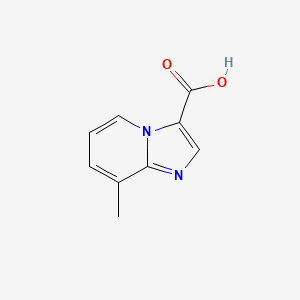 Chemical structure of 7-Methylimidazo[1,2-a]pyridine-3-carboxylic acid
