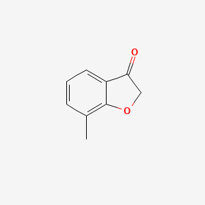 Chemical structure of 7-Methylbenzofuran-3(2H)-one