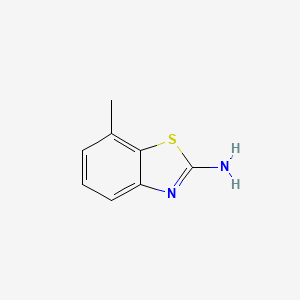 Chemical structure of 7-Methylbenzo[d]thiazol-2-amine