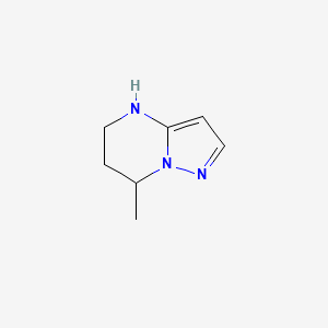 Chemical structure of 7-Methyl-4,5,6,7-tetrahydropyrazolo[1,5-a]pyrimidine