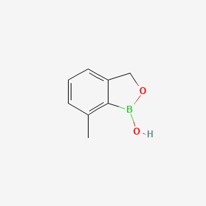 Chemical structure of 7-Methyl-3H-benzo[c][1,2]oxaborol-1-ol
