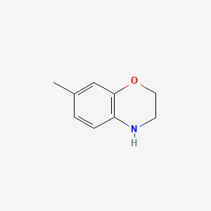 Chemical structure of 7-Methyl-3,4-dihydro-2H-1,4-benzoxazine