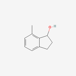 Chemical structure of 7-Methyl-2,3-dihydro-1H-inden-1-ol