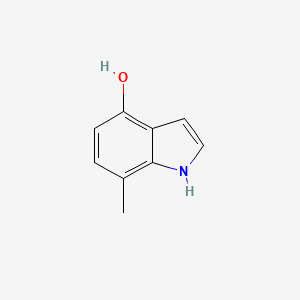 Chemical structure of 7-Methyl-1H-indol-4-ol
