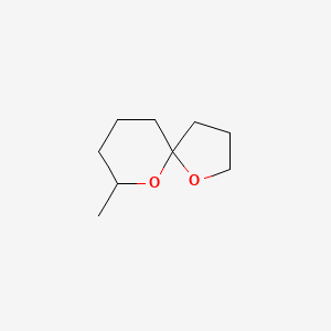 Chemical structure of 7-Methyl-1,6-dioxaspiro[4.5]decane