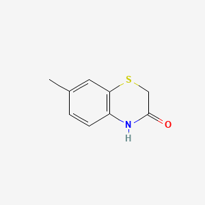 Chemical structure of 7-Methyl-1,4-benzothiazin-3-one