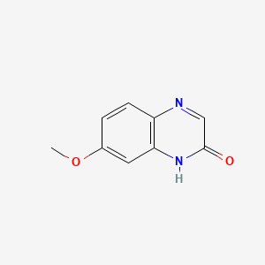 Chemical structure of 7-Methoxyquinoxalin-2(1H)-one