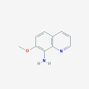 Chemical structure of 7-Methoxyquinolin-8-amine