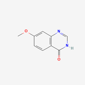 Chemical structure of 7-Methoxyquinazolin-4(1H)-one