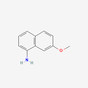 Chemical structure of 7-Methoxynaphthalen-1-amine