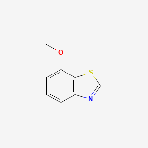 Chemical structure of 7-Methoxybenzo[d]thiazole