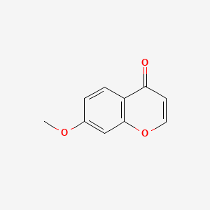 Chemical structure of 7-Methoxy-4H-chromen-4-one