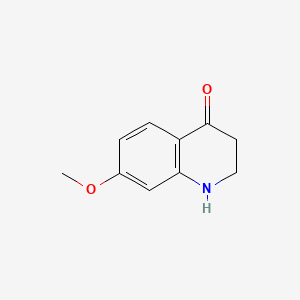 Chemical structure of 7-Methoxy-2,3-dihydroquinolin-4(1H)-one