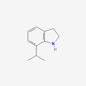 Chemical structure of 7-Isopropylindoline