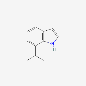 Chemical structure of 7-Isopropyl-1H-indole