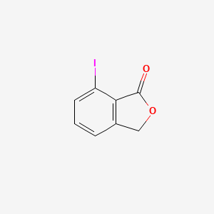 Chemical structure of 7-Iodoisobenzofuran-1(3H)-one