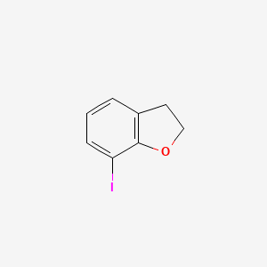 Chemical structure of 7-iodo-2,3-dihydrobenzofuran