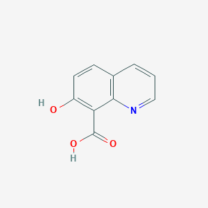 Chemical structure of 7-Hydroxyquinoline-8-carboxylic acid