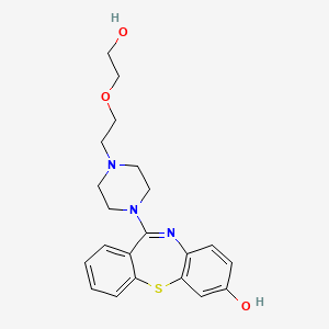 Chemical structure of 7-Hydroxyquetiapine