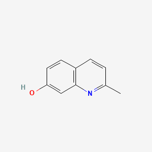 Chemical structure of 2-Methylquinolin-7-ol