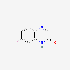 Chemical structure of 7-Fluoroquinoxalin-2(1H)-one