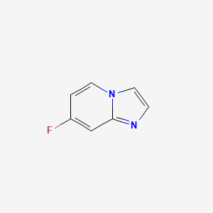 Chemical structure of 7-Fluoroimidazo[1,2-a]pyridine