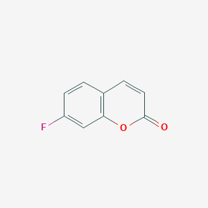 Chemical structure of 7-Fluoro-2H-chromen-2-one