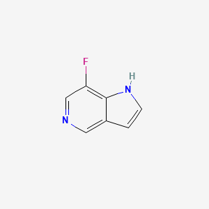 Chemical structure of 7-Fluoro-1H-pyrrolo[3,2-c]pyridine