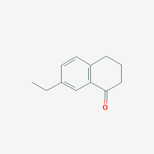 Chemical structure of 7-Ethyl-1-tetralone