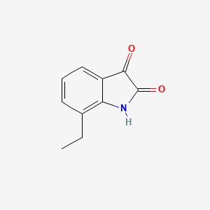 Chemical structure of 7-Ethyl-1H-indole-2,3-dione