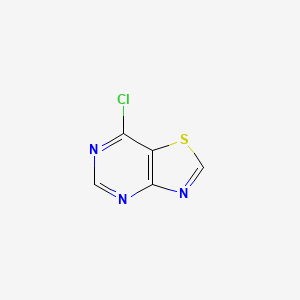 Chemical structure of 7-Chlorothiazolo[4,5-d]pyrimidine