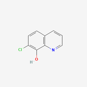 Chemical structure of 7-Chloroquinolin-8-ol