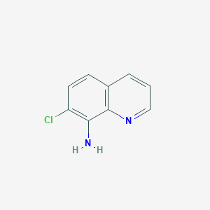 Chemical structure of 7-Chloroquinolin-8-amine