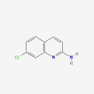 Chemical structure of 7-Chloroquinolin-2-amine