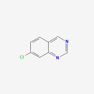 Chemical structure of 7-Chloroquinazoline