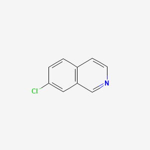 Chemical structure of 7-chloroisoquinoline