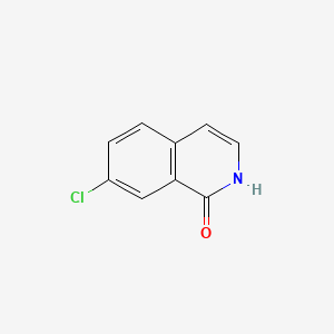 Chemical structure of 7-chloroisoquinolin-1-ol