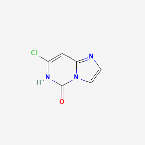 Chemical structure of 7-Chloroimidazo[1,2-c]pyrimidin-5-ol