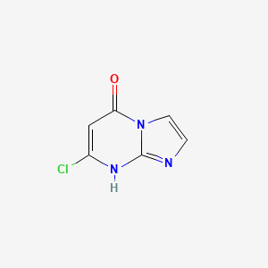 Chemical structure of 7-Chloroimidazo[1,2-a]pyrimidin-5(1H)-one