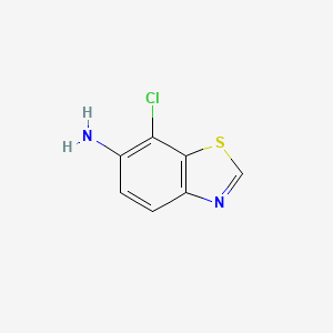 Chemical structure of 7-chloro-benzothiazol-6-ylamine