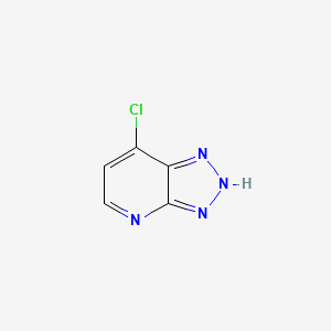 Chemical structure of 7-Chloro-3H-[1,2,3]triazolo[4,5-b]pyridine