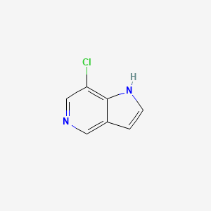 Chemical structure of 7-Chloro-1H-pyrrolo[3,2-c]pyridine